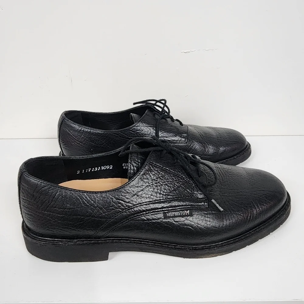 Mephisto Classic Black Leather, Size 12 READ